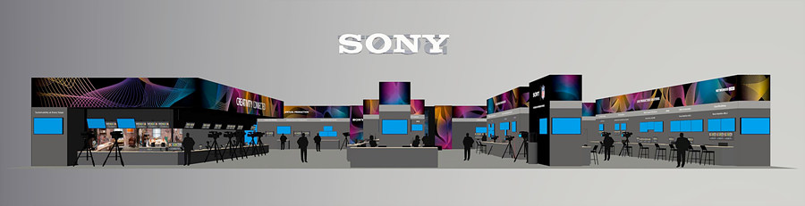 NAB Show 2025의 소니 부스 이미지