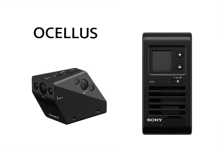 소니 카메라 트래킹 시스템 OCELLUS 센서 유닛과 프로세싱 박스