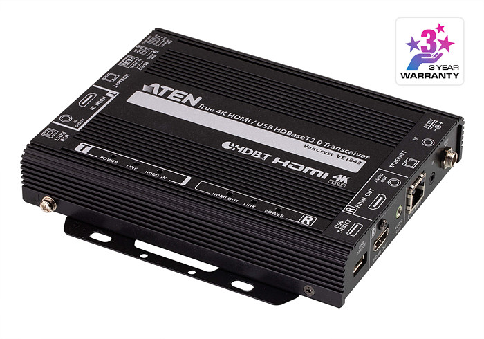True 4K HDMI/USB HDBaseT 3.0 트랜시버 VE1843