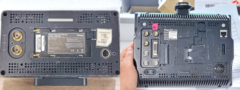 5”, 7”, 9” 제품 후면에는 NP Battery 또는 V-Mount Battery가 직접 장착될 수 있도록 Battery Mount가 Built-in 되어 있다.