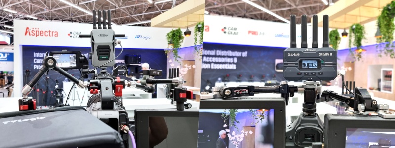 Accsoon 사의 무선 영상 송수신 장비의 모습. 무선 영상 송수신 장치도 자주 사용되는 Accessory다.