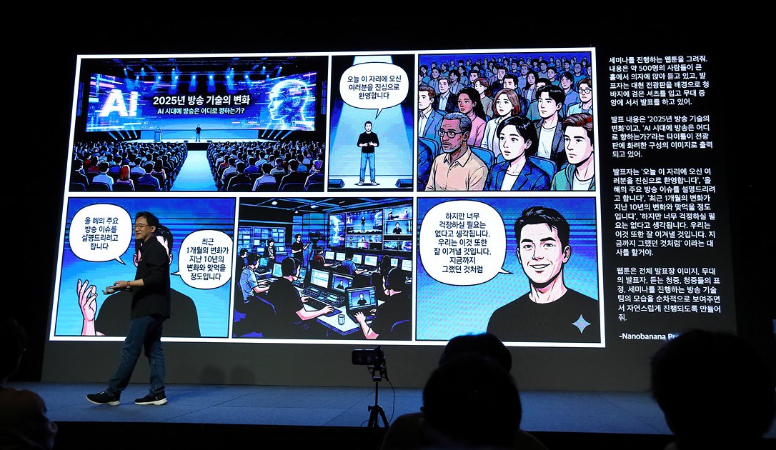 AI 시대에 DVW를 주제로 이광희 대표가 만들어본 이미지