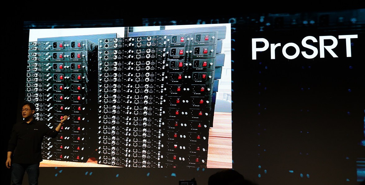 SRT 전송을 위해 ProSRT 제품을 100대 납품했던 경험에 대해 설명